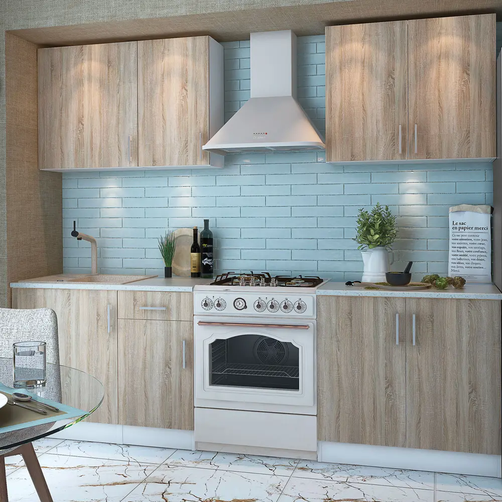 Фото 9 Напольный шкаф Beneli Уют 80x82x60 см цвет бежево-белый ЛДСП Фото 9 Напольный шкаф Beneli Уют 80x82x60 см цвет бежево-белый ЛДСП