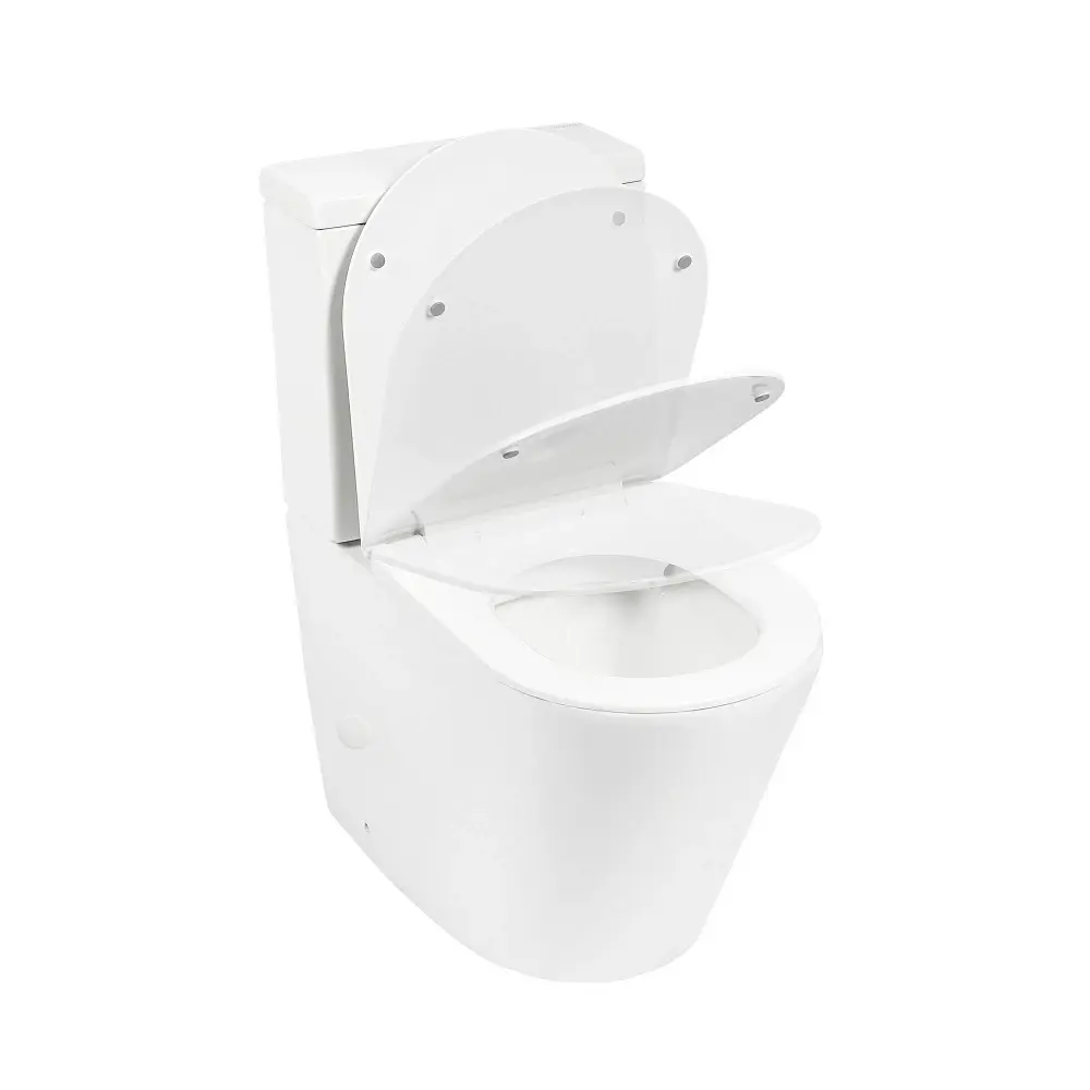 Фото 6 Унитаз-компакт Royce Ozzy RCT-130407WH безободковый микролифт белый