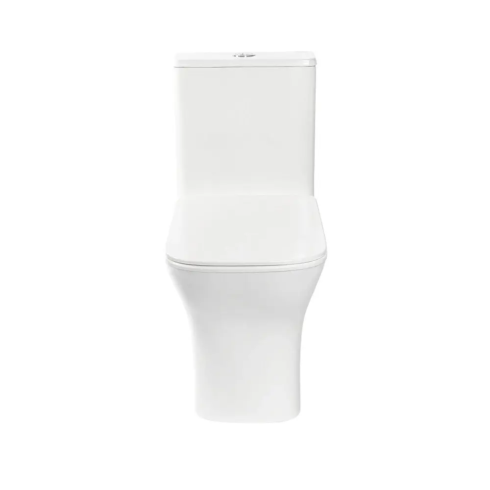 Фото 5 Унитаз-компакт Royce Viva RCT-151406WH безободковый микролифт белый