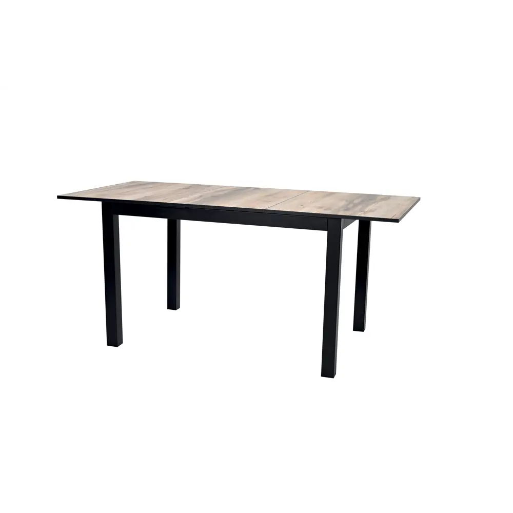 Фото 2 Стол прямоугольный Мс дальше больше 102317 110x140 см пластик лдсп цвет черный муар /клен каньон/ кромка черная Фото 2 Стол прямоугольный Мс дальше больше 102317 110x140 см пластик лдсп цвет черный муар /клен каньон/ кромка черная