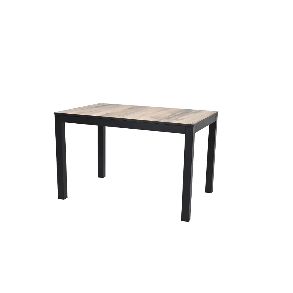 Фото Стол прямоугольный Мс дальше больше 102317 110x140 см пластик лдсп цвет черный муар /клен каньон/ кромка черная Фото Стол прямоугольный Мс дальше больше 102317 110x140 см пластик лдсп цвет черный муар /клен каньон/ кромка черная