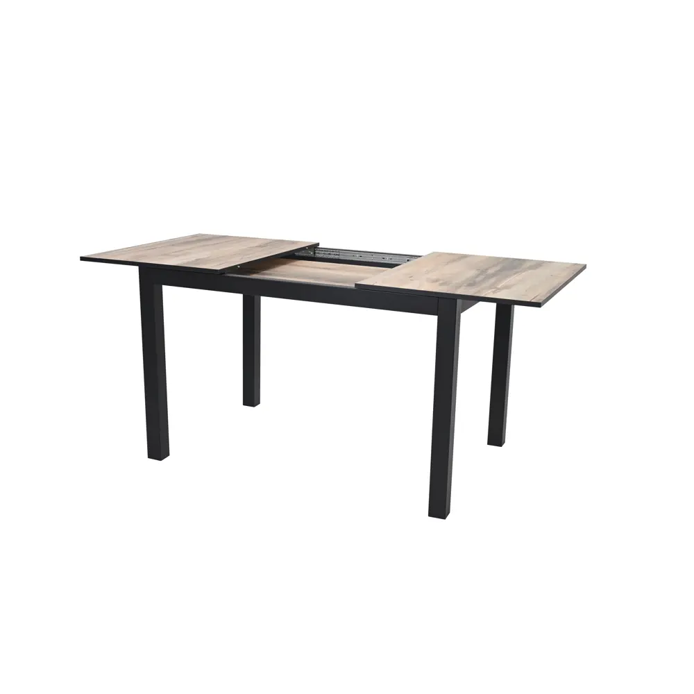 Фото 3 Стол прямоугольный Мс дальше больше 102317 110x140 см пластик лдсп цвет черный муар /клен каньон/ кромка черная Фото 3 Стол прямоугольный Мс дальше больше 102317 110x140 см пластик лдсп цвет черный муар /клен каньон/ кромка черная