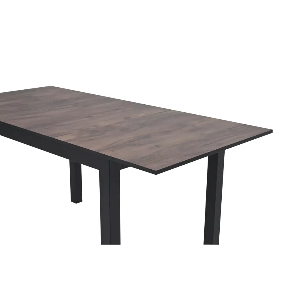 Фото 3 Стол прямоугольный Мс дальше больше 102318 110x140 см пластик лдсп цвет черный муар /таксония темный/ кромка черная Фото 3 Стол прямоугольный Мс дальше больше 102318 110x140 см пластик лдсп цвет черный муар /таксония темный/ кромка черная