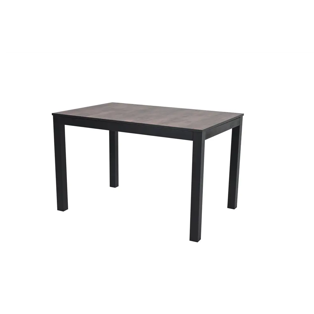 Фото Стол прямоугольный Мс дальше больше 102318 110x140 см пластик лдсп цвет черный муар /таксония темный/ кромка черная Фото Стол прямоугольный Мс дальше больше 102318 110x140 см пластик лдсп цвет черный муар /таксония темный/ кромка черная