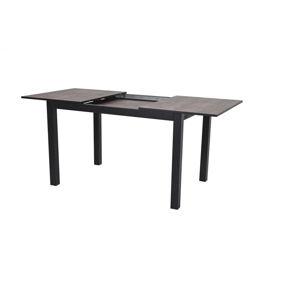 Фото 4 Стол прямоугольный Мс дальше больше 102318 110x140 см пластик лдсп цвет черный муар /таксония темный/ кромка черная Фото 4 Стол прямоугольный Мс дальше больше 102318 110x140 см пластик лдсп цвет черный муар /таксония темный/ кромка черная