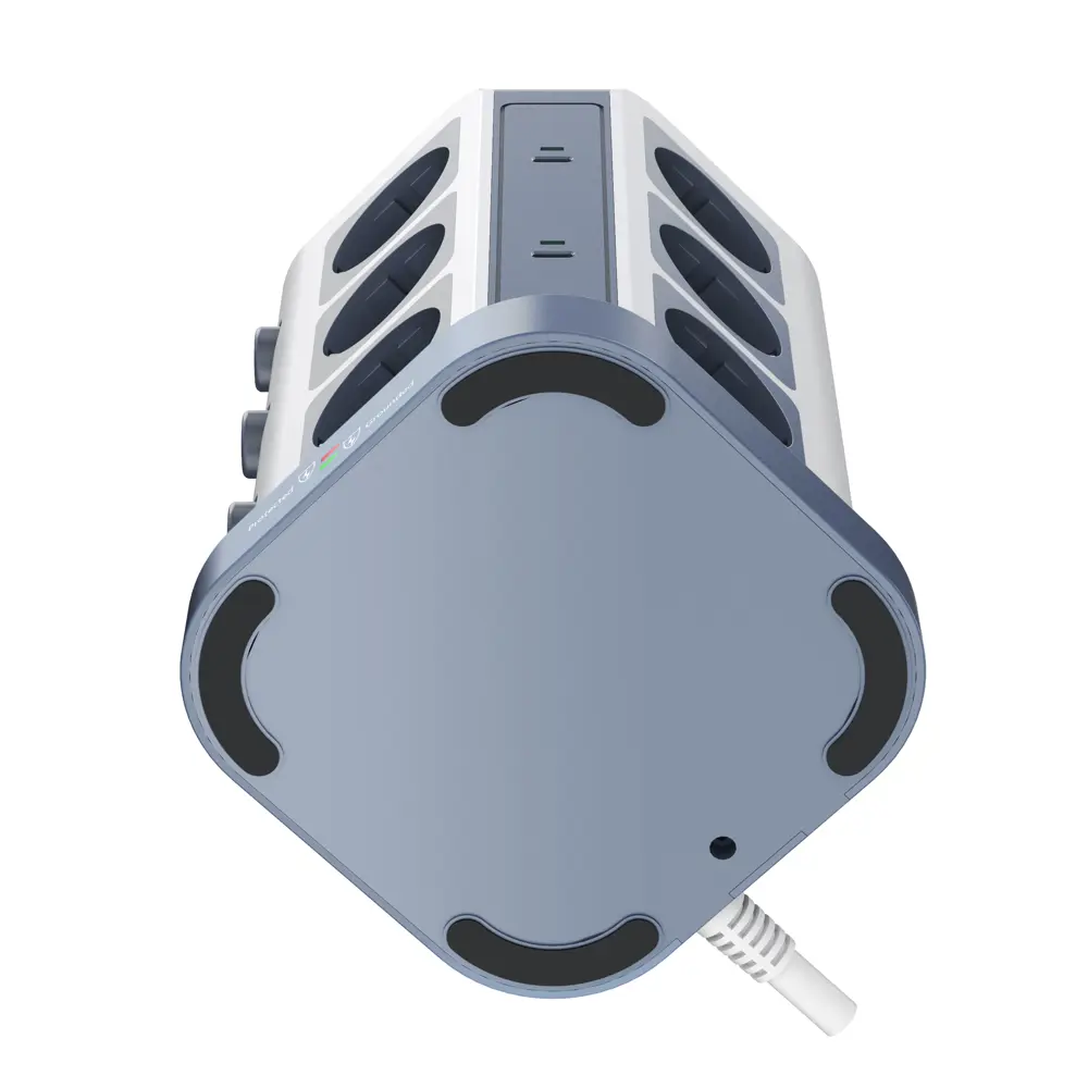 Фото 7 Сетевой фильтр Agni TP-VG6U12E-C-W-2m-grey-white 12x1.5 2 м 12 розеток с заземлением 4000 Вт цвет черно-белый Фото 7 Сетевой фильтр Agni TP-VG6U12E-C-W-2m-grey-white 12x1.5 2 м 12 розеток с заземлением 4000 Вт цвет черно-белый