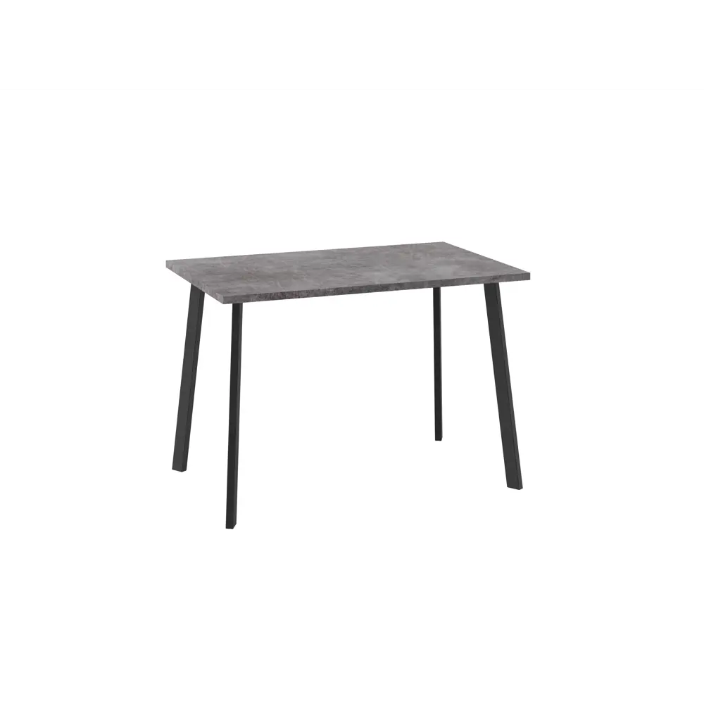 Фото Стол прямоугольный Mamadoma 110x110 см лдсп цвет дымчатая керамика, черный Фото Стол прямоугольный Mamadoma 110x110 см лдсп цвет дымчатая керамика, черный