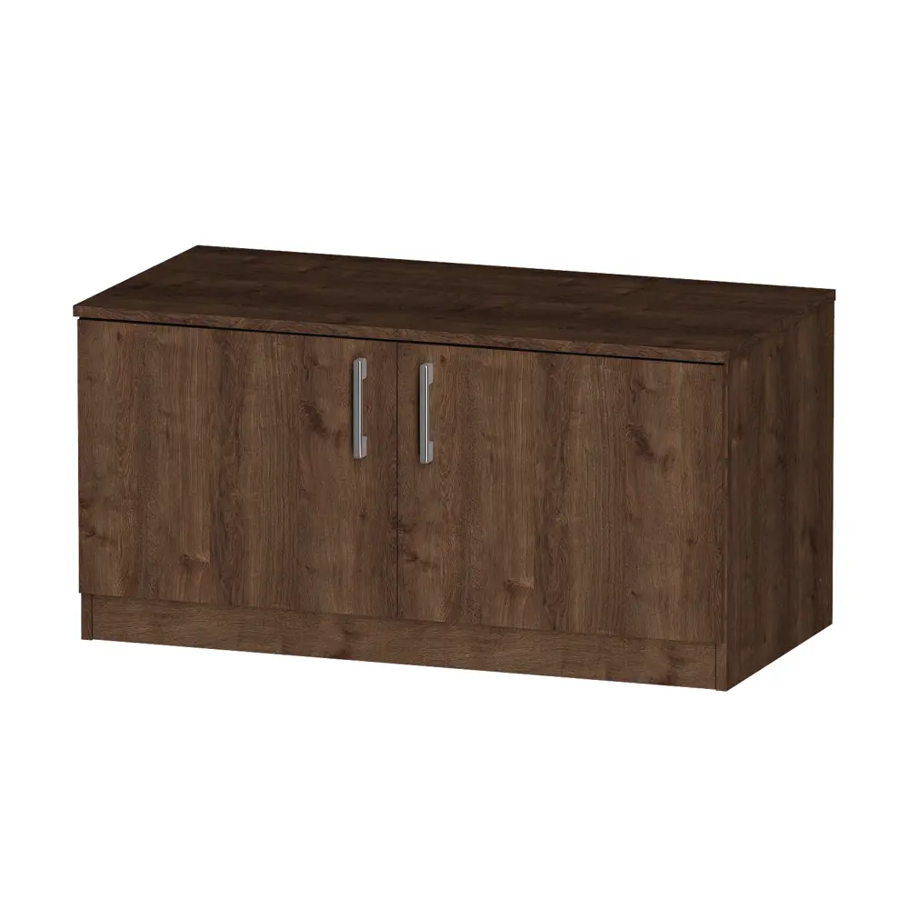 Фото 3 Тумба под телевизор Furnistyle 7948 100x50x50 см ЛДСП цвет дуб коричневый табак Фото 3 Тумба под телевизор Furnistyle 7948 100x50x50 см ЛДСП цвет дуб коричневый табак