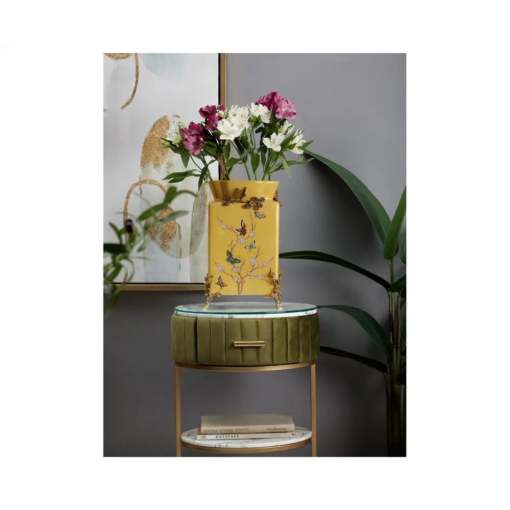 Фото 6 Ваза Гласар фарфор 33 см 31G2367/A703C/HY2081