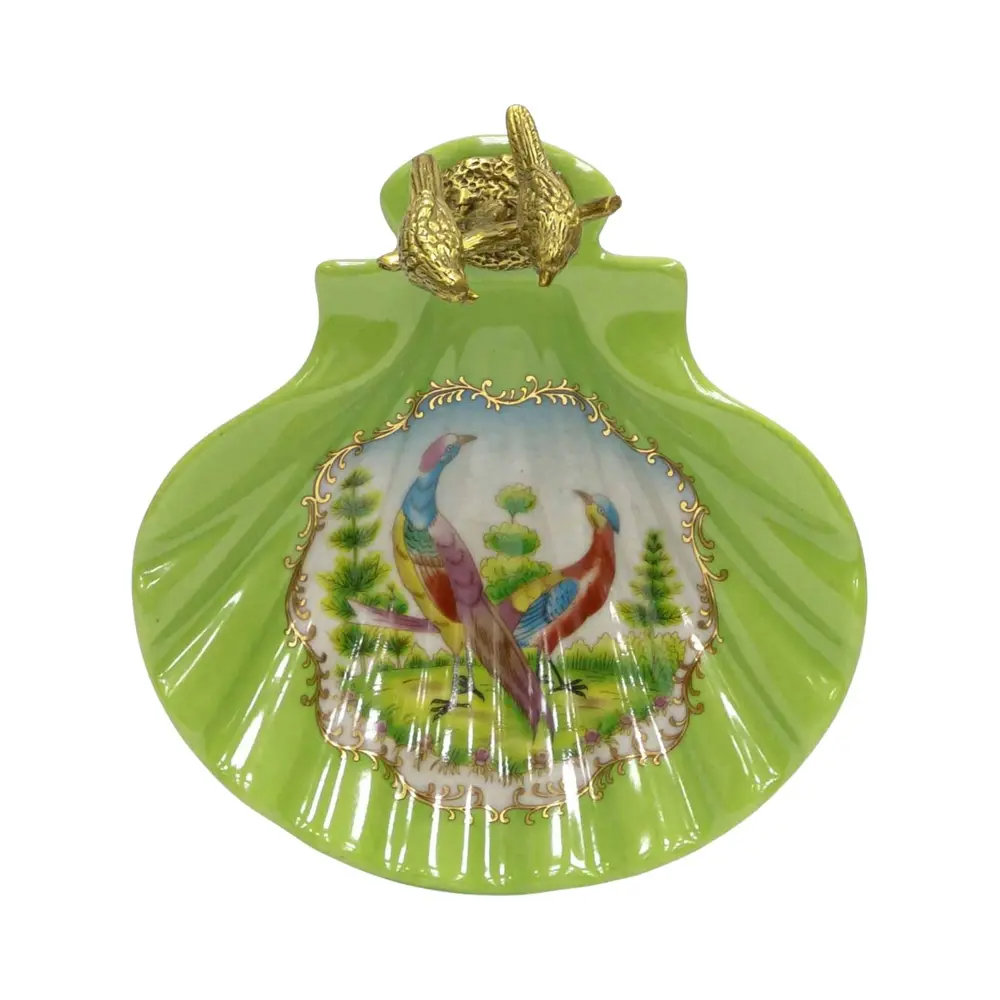 Фото Блюдо с птичками Гласар 31G2423/C562C/HLG0752