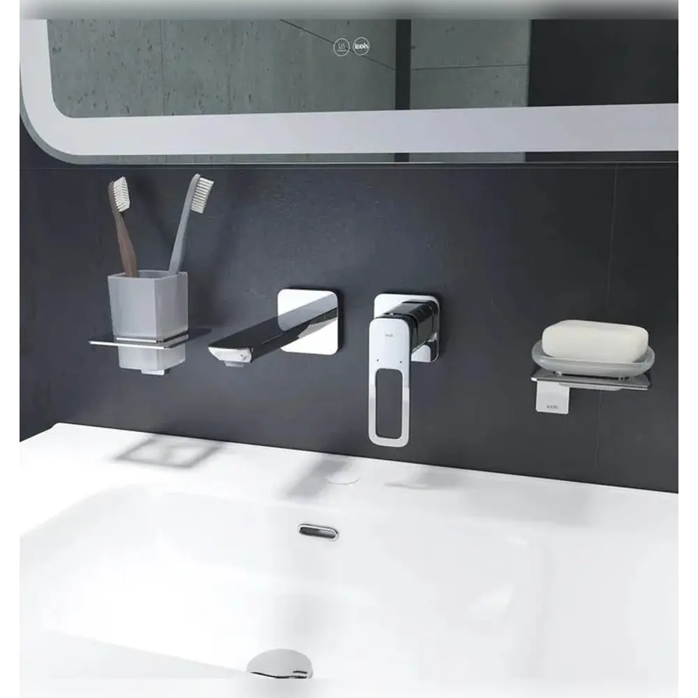 Фото 3 Смеситель для раковины Iddis SLISB00i65 встраиваемый однорычажный цвет хром Фото 3 Смеситель для раковины Iddis SLISB00i65 встраиваемый однорычажный цвет хром