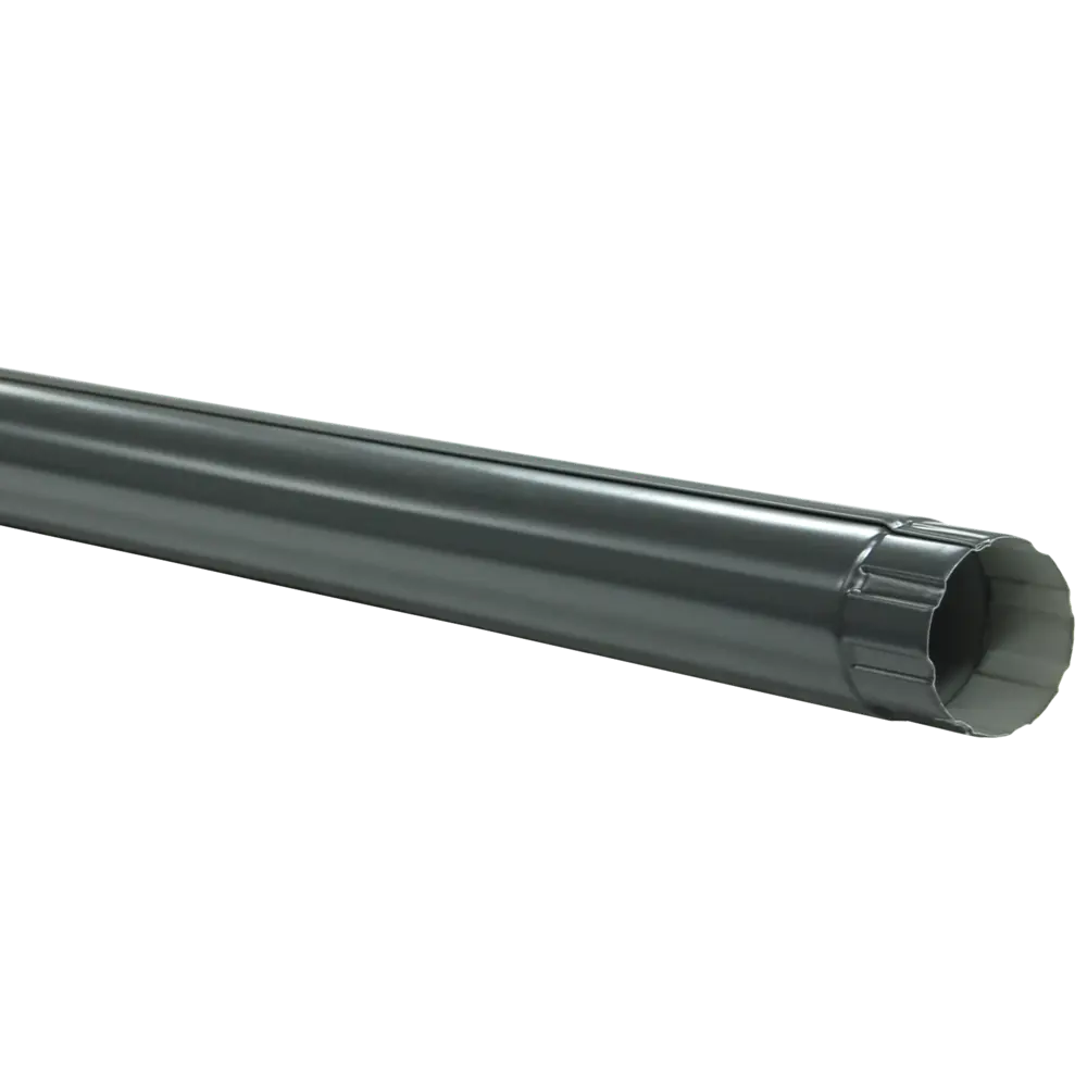 Фото 10 Водосточный желоб Grand line ⌀125 x 90мм 6м RAL 7024 темно-серый Фото 10 Водосточный желоб Grand line ⌀125 x 90мм 6м RAL 7024 темно-серый