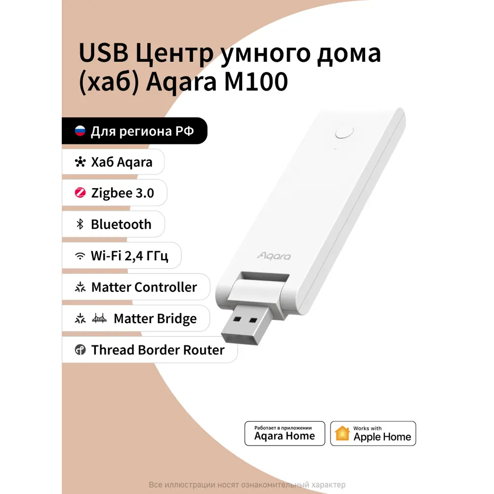 Фото 2 Центр умного дома Aqara USB M100 HM-G02D