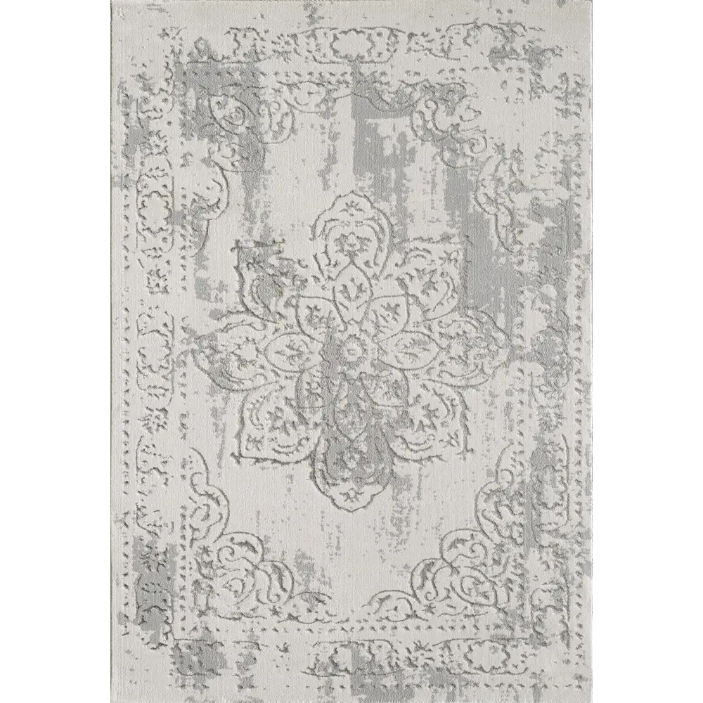 Фото Ковер Otto Planeta 0311A L.Grey-Grey 80x150 см Полиэстер цвет Серый