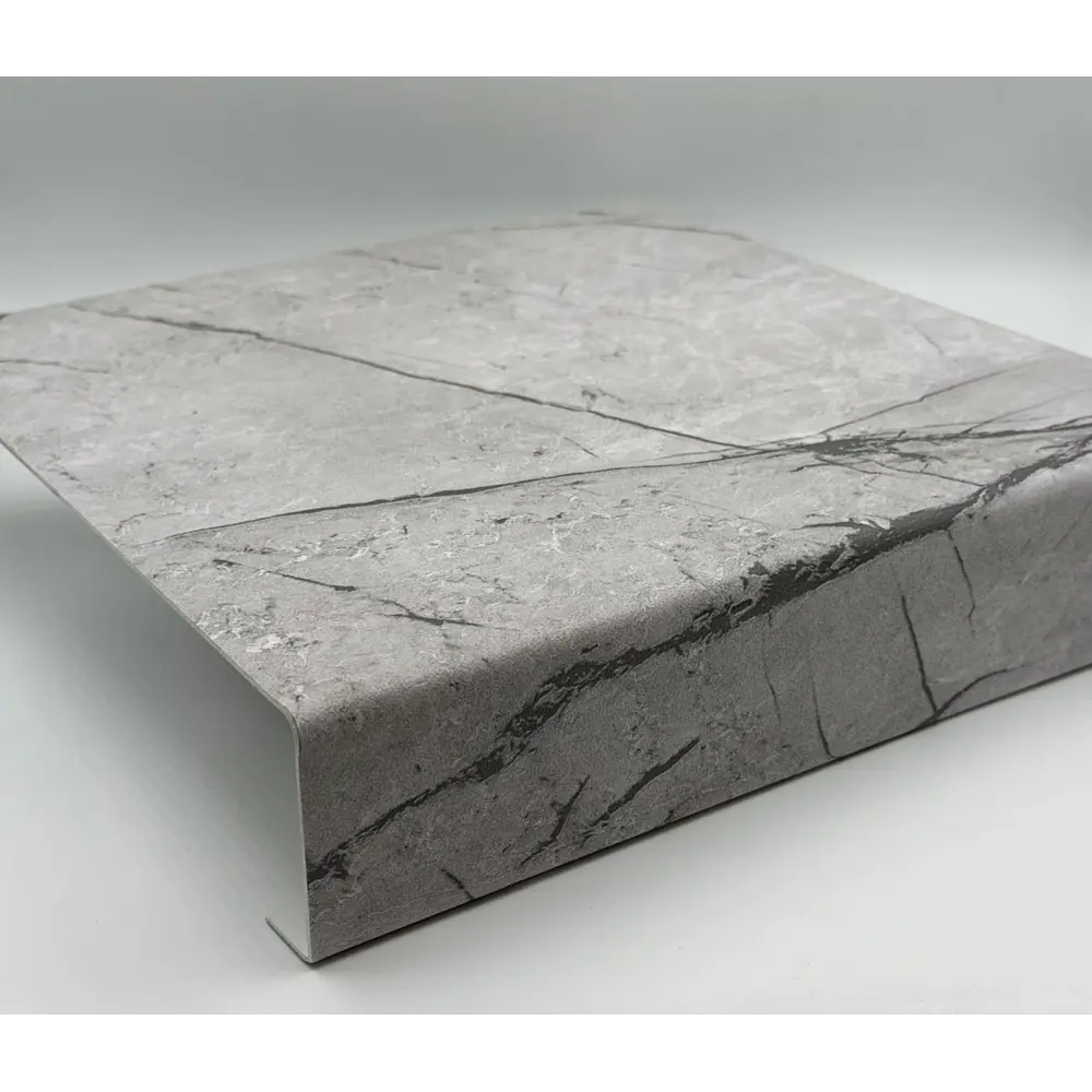 Фото 3 Ремонтная накладка на подоконник Комбиг Arte Casa 1000x300x2.5мм мрамор античный матовый капинос 45мм