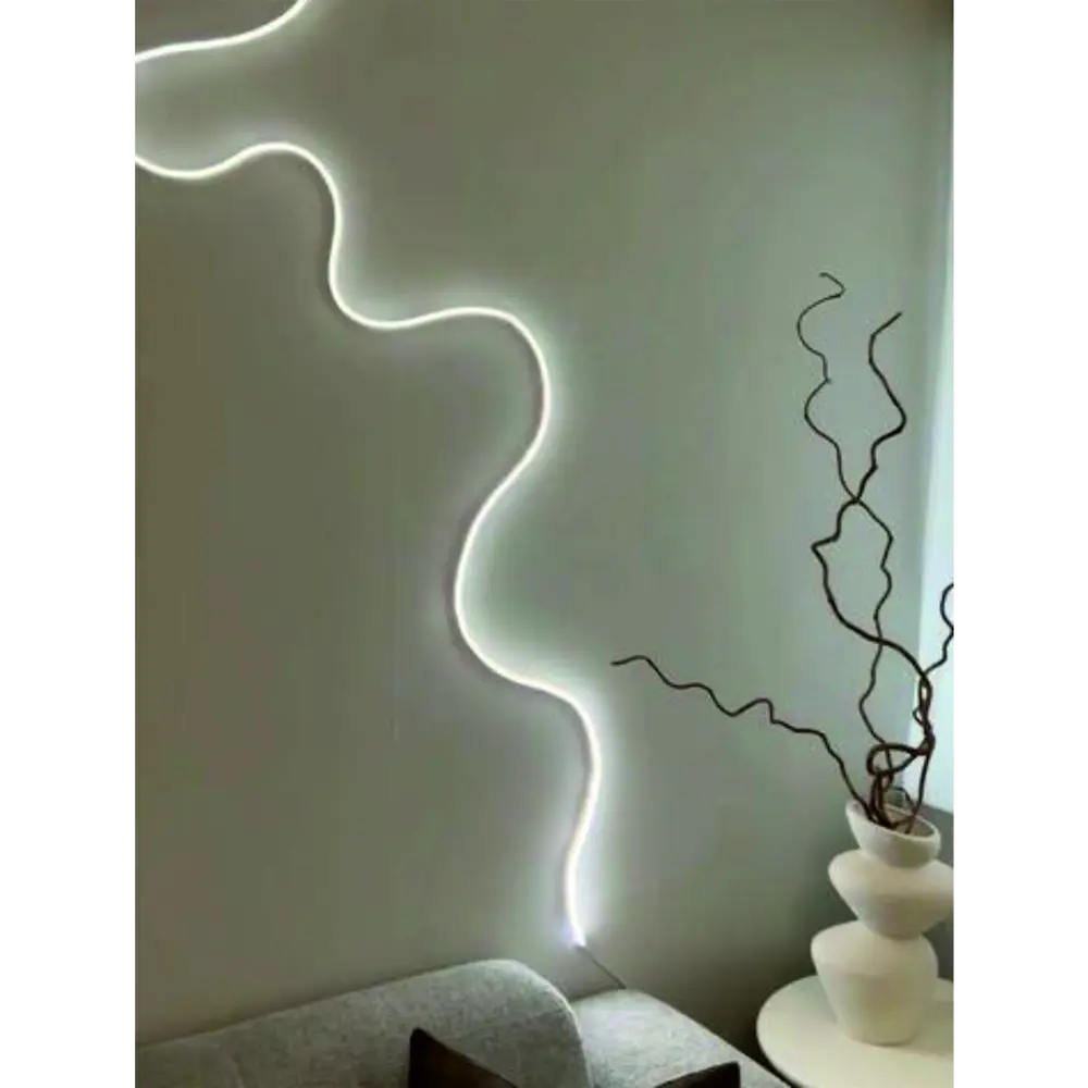 Фото 15 Гибкий неон Pjneon N-0662 120 диод 10 Вт/м 220 В 80 мм IP67 30 м холодный белый свет