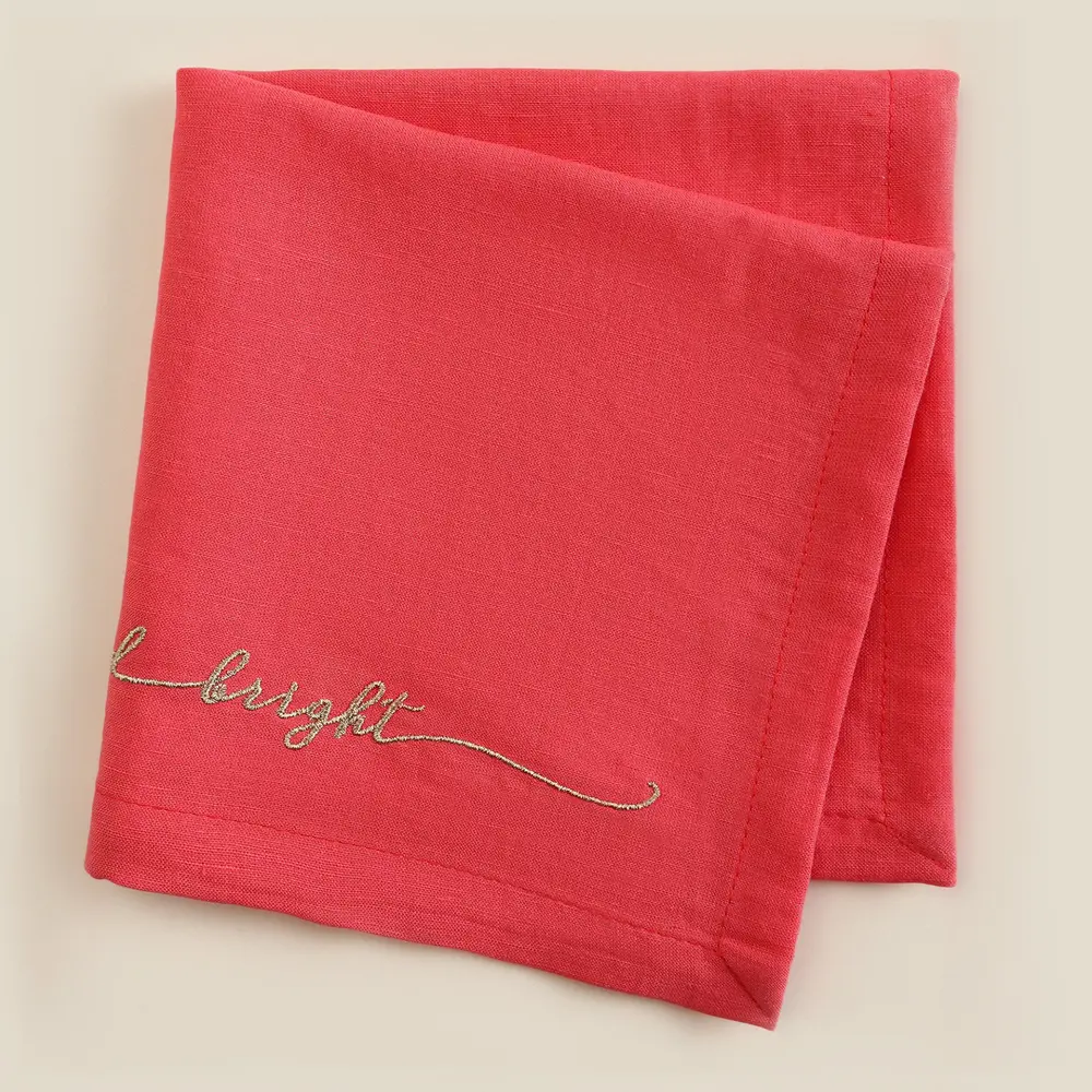 Фото 2 Салфетка Sima-land home Merry 40x40 см цвет красный 4 шт Фото 2 Салфетка Sima-land home Merry 40x40 см цвет красный 4 шт