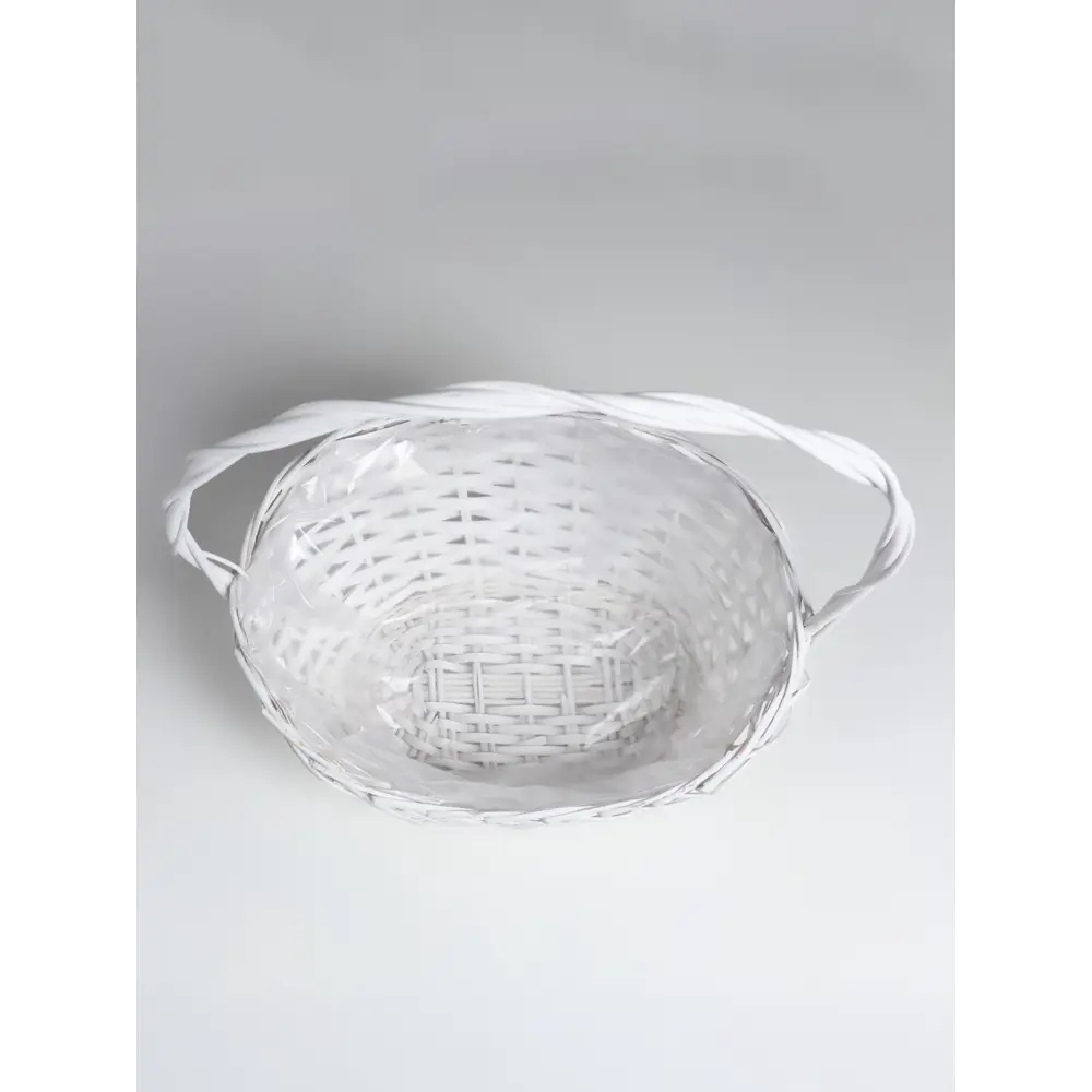 Фото 4 Набор корзин Сима-ленд 30x35x46 см пластик цвет белый 3 шт. Фото 4 Набор корзин Сима-ленд 30x35x46 см пластик цвет белый 3 шт.