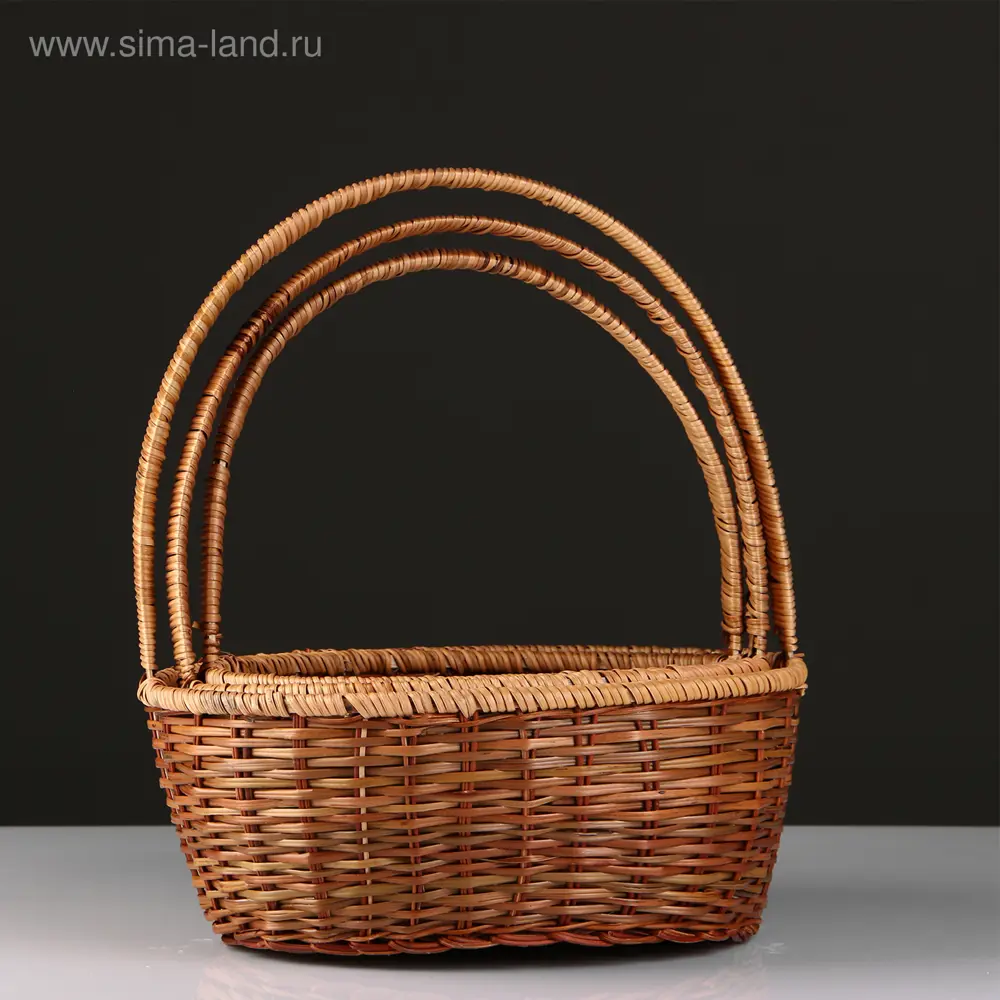 Фото 2 Набор корзин Сима-ленд 40x38 см пластик цвет бежевый 3 шт. Фото 2 Набор корзин Сима-ленд 40x38 см пластик цвет бежевый 3 шт.