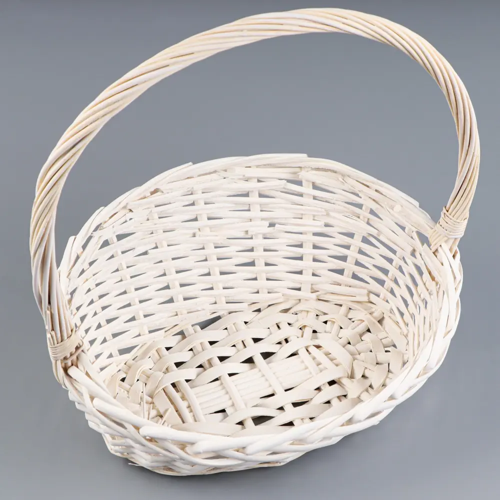 Фото 5 Набор корзин Сима-ленд 27x15x45 см пластик цвет белый 3 шт. Фото 5 Набор корзин Сима-ленд 27x15x45 см пластик цвет белый 3 шт.