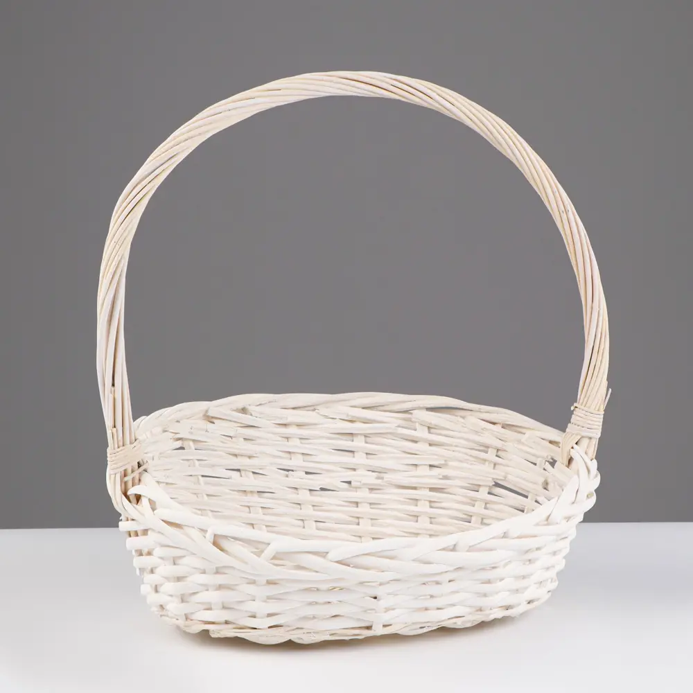 Фото 3 Набор корзин Сима-ленд 27x15x45 см пластик цвет белый 3 шт. Фото 3 Набор корзин Сима-ленд 27x15x45 см пластик цвет белый 3 шт.