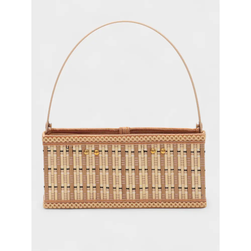 Фото 3 Корзина Доляна Nature 13x11x24 см бамбук цвет бежевый Фото 3 Корзина Доляна Nature 13x11x24 см бамбук цвет бежевый