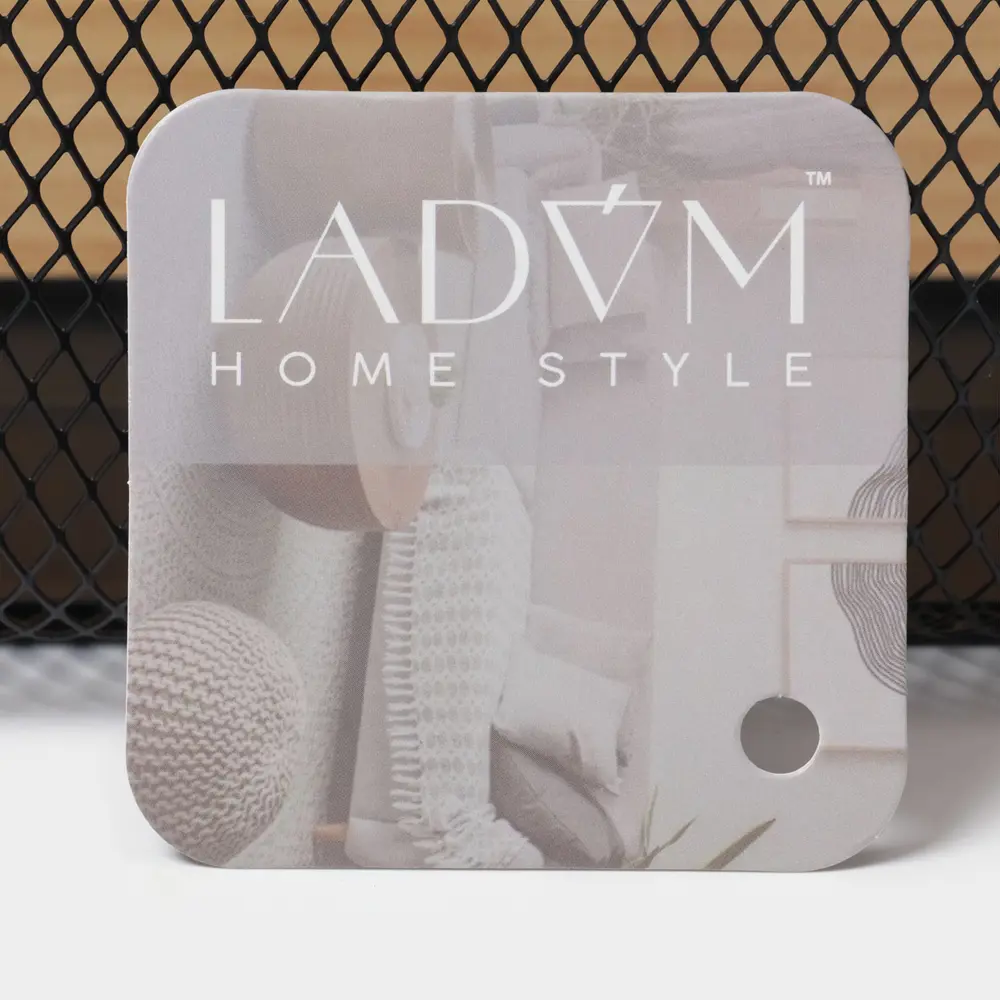 Фото 10 Корзина Ladom 32.5x24.5x11.5 см пластик цвет черный Фото 10 Корзина Ladom 32.5x24.5x11.5 см пластик цвет черный