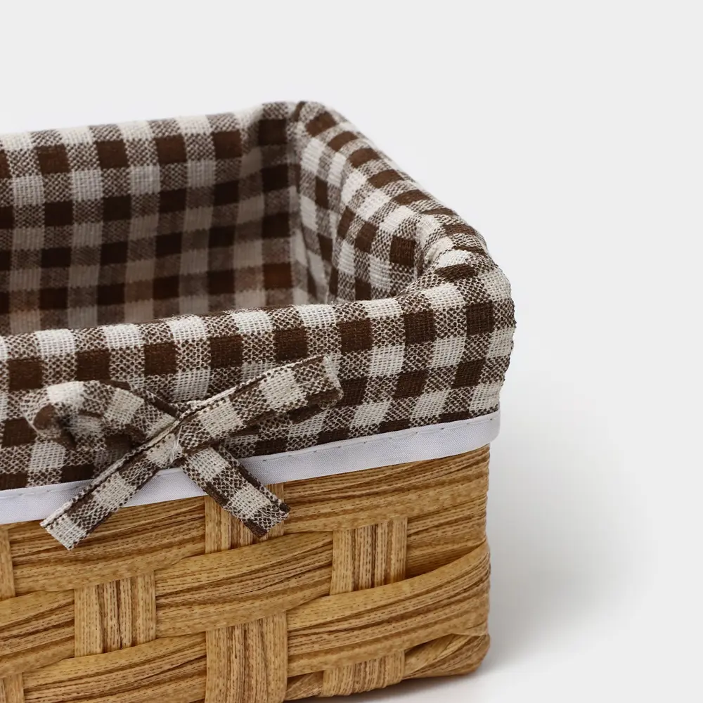 Фото 5 Набор корзин Ladom 26x20x11.5 см пластик цвет бежевый 3 шт. Фото 5 Набор корзин Ladom 26x20x11.5 см пластик цвет бежевый 3 шт.