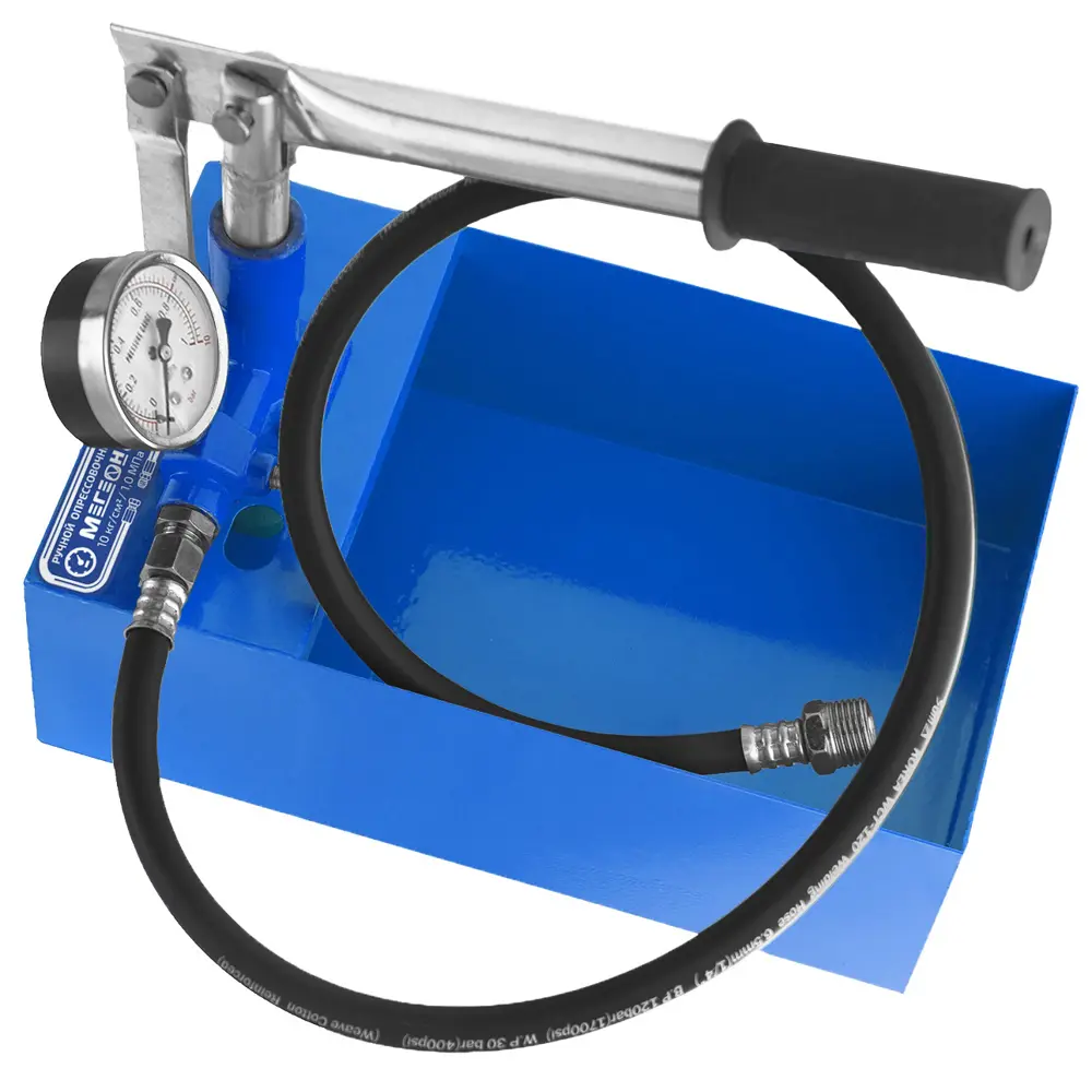 Фото Насос опрессовочный ручной Мегеон 98020 Фото Насос опрессовочный ручной Мегеон 98020