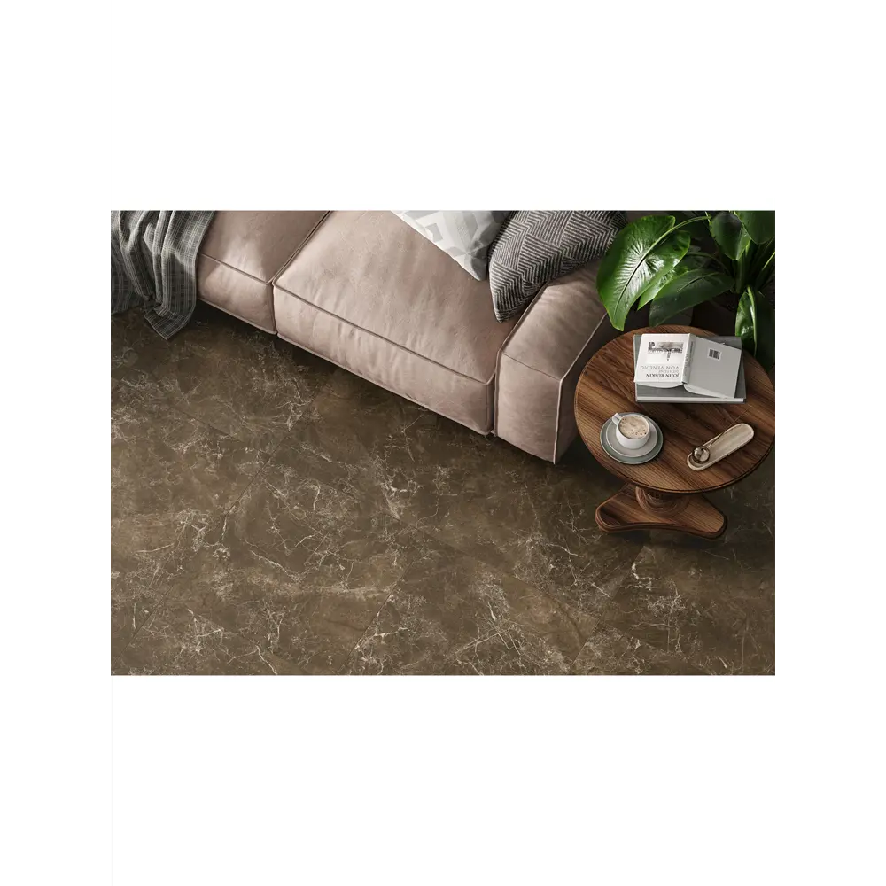 Фото Керамогранит Alma ceramica Aparel GFU6060APL40L 60x60см цвет коричневый