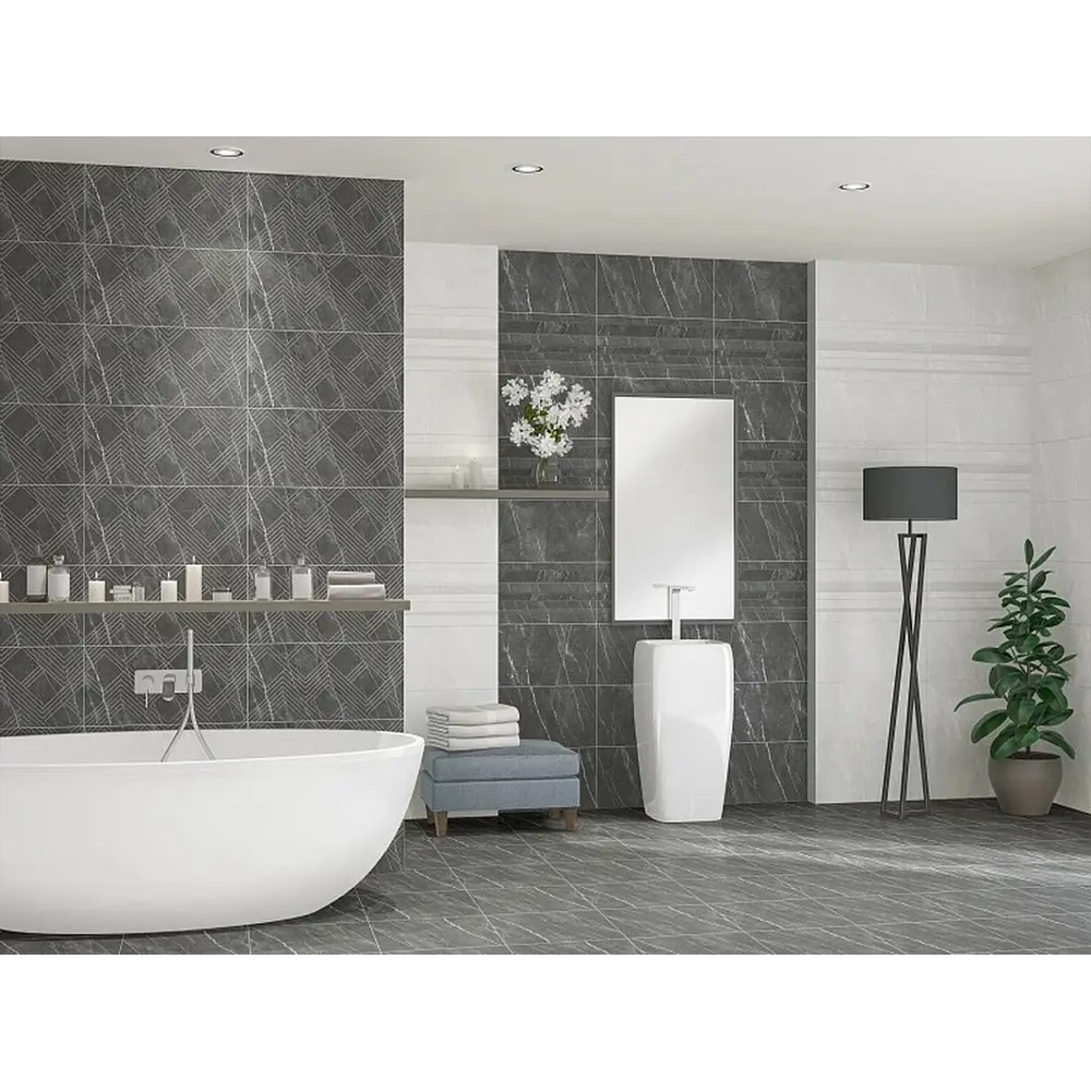 Фото Керамическая плитка Azori 00-00109548 63x31.5см цвет серый Фото Керамическая плитка Azori 00-00109548 63x31.5см цвет серый