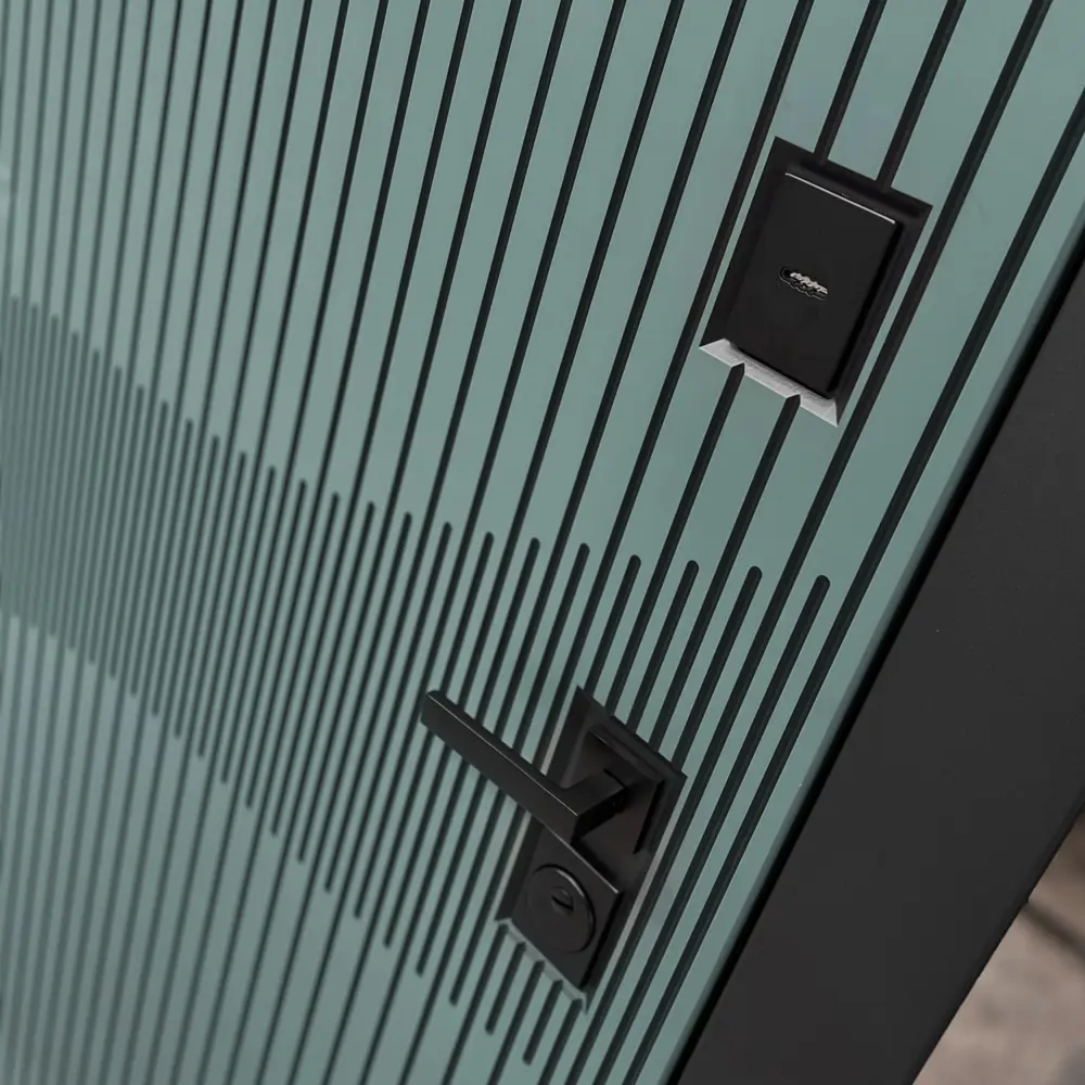 Фото 2 Входная дверь Bunker Бункер BN-13 левый 205x96см цвет веллюто верде/лайт грей софт с зеркалом ФЛЗ-1 Фото 2 Входная дверь Bunker Бункер BN-13 левый 205x96см цвет веллюто верде/лайт грей софт с зеркалом ФЛЗ-1