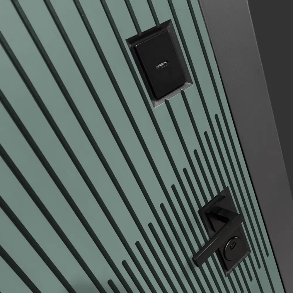 Фото 4 Входная дверь Bunker Бункер BN-13 левый 205x96см цвет веллюто верде/лайт грей софт с зеркалом ФЛЗ-1 Фото 4 Входная дверь Bunker Бункер BN-13 левый 205x96см цвет веллюто верде/лайт грей софт с зеркалом ФЛЗ-1