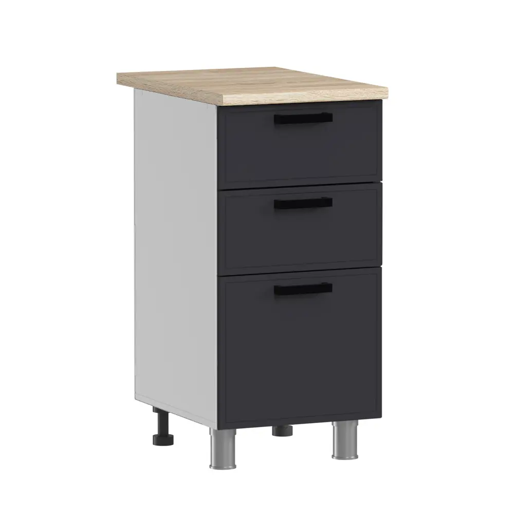 Фото 3 Кухня Магнолия Аленушка Н00240186а 160x216x60 см ЛДСП цвет серо-бежевый