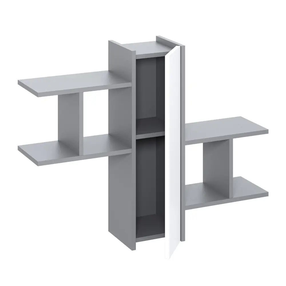 Фото 2 Полка настенная Сима-ленд Лайт 96x74 см ЛДСП цвет серый Фото 2 Полка настенная Сима-ленд Лайт 96x74 см ЛДСП цвет серый