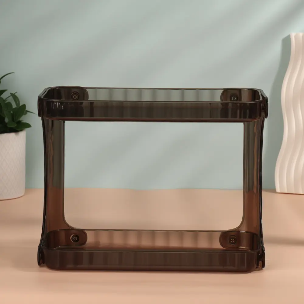 Фото 4 Органайзер для косметики Qf 10669861 15x6x28 см пластик/ПВХ цвет черный Фото 4 Органайзер для косметики Qf 10669861 15x6x28 см пластик/ПВХ цвет черный