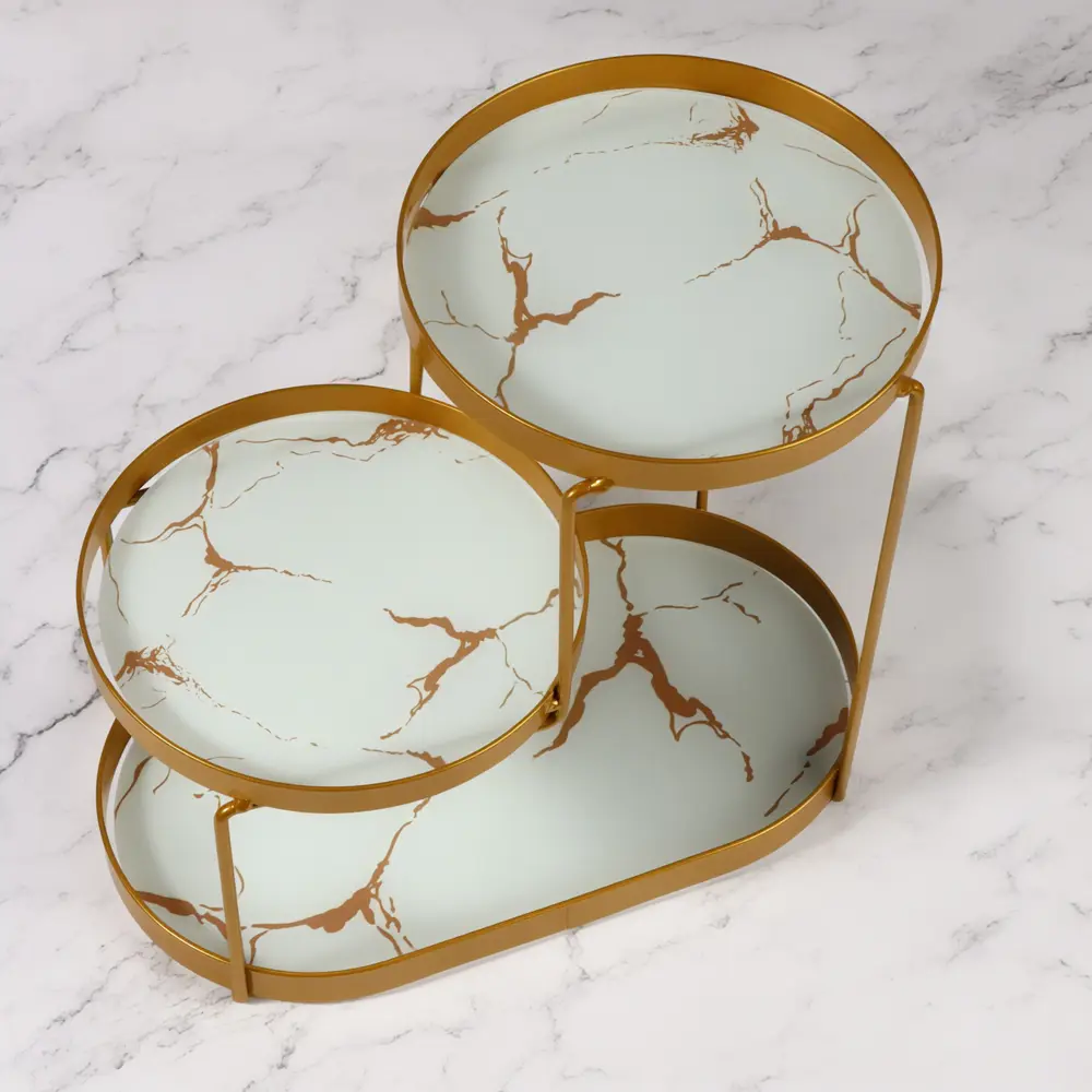 Фото 5 Органайзер для косметики Qf 10473664 17x26.5x30 см пластик/ПВХ цвет белый мрамор/золотой Фото 5 Органайзер для косметики Qf 10473664 17x26.5x30 см пластик/ПВХ цвет белый мрамор/золотой