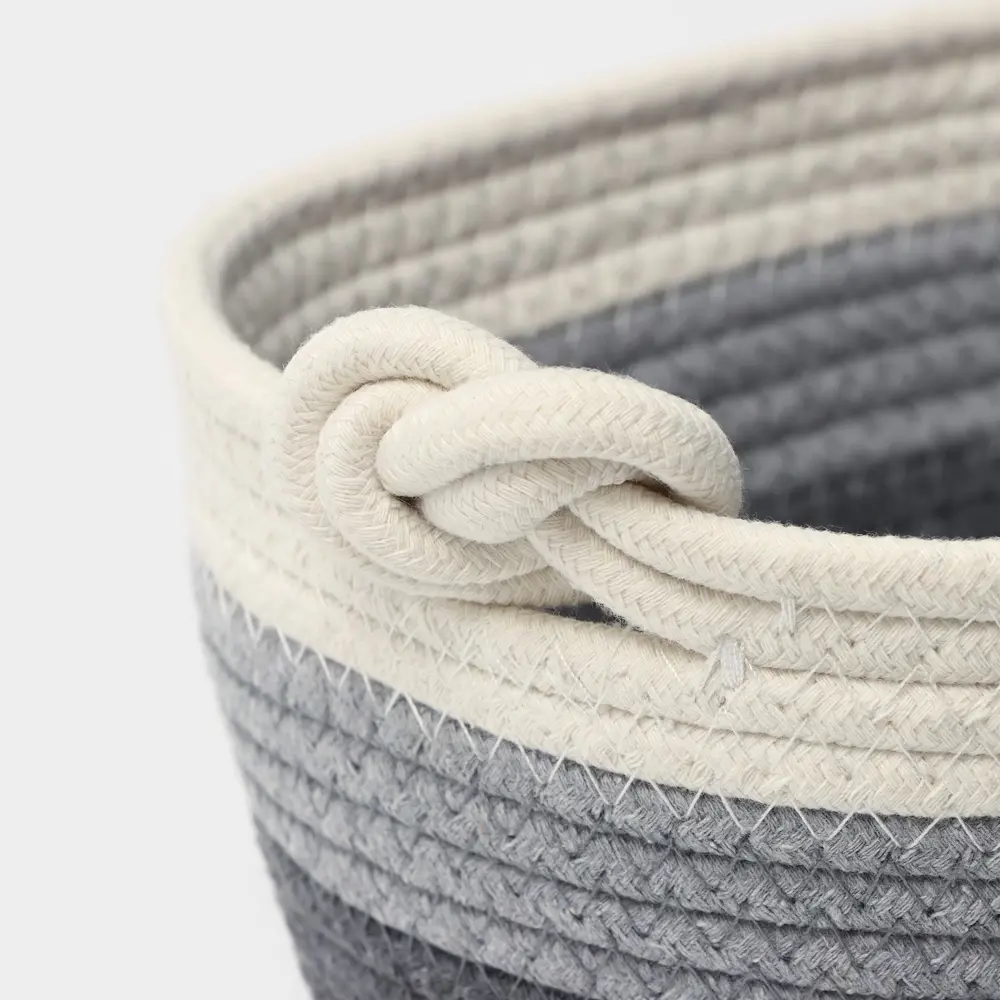 Фото 4 Корзина Ladom Вега 21x14x32 см пластик цвет серый Фото 4 Корзина Ladom Вега 21x14x32 см пластик цвет серый