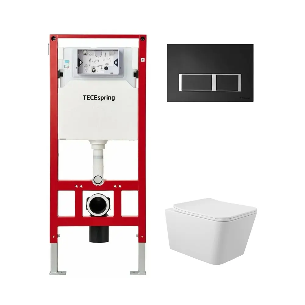 Фото 4 Инсталляция TECE spring с прямоугольными клавишами черный матовый/хром глянцевый унитаз ADT Long 52.5x34.5 Vortex микролифт белый глянцевый квадрат Фото 4 Инсталляция TECE spring с прямоугольными клавишами черный матовый/хром глянцевый унитаз ADT Long 52.5x34.5 Vortex микролифт белый глянцевый квадрат