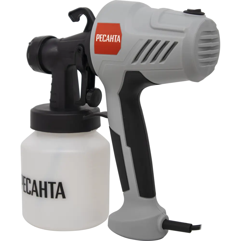 Фото 3 Краскопульт сетевой Ресанта 900/75/17/4, 400 Вт, 0.7 л/мин Фото 3 Краскопульт сетевой Ресанта 900/75/17/4, 400 Вт, 0.7 л/мин