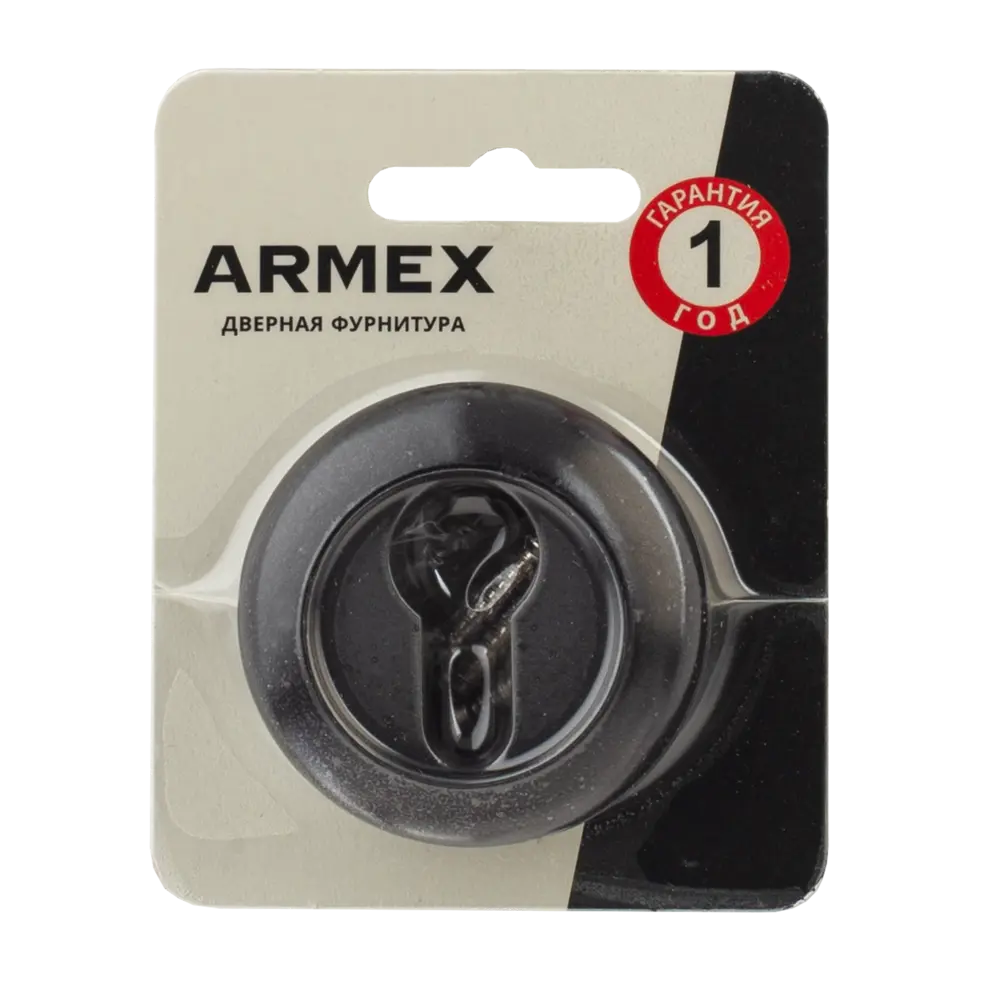 Фото 3 Накладка на цилиндр Armex DP-C-14 11.5x53.5 мм цвет черный матовый