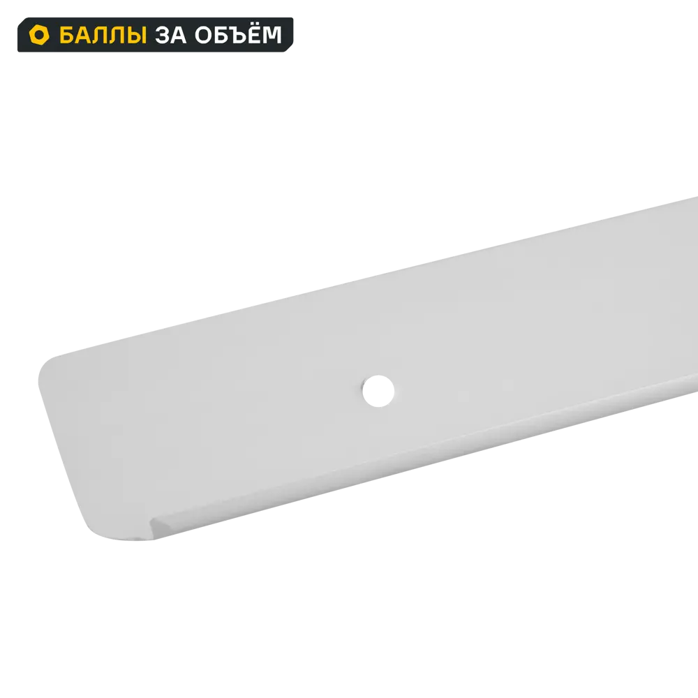 Фото Планка торцевая U-образная R3 62.5x3.8 см для столешницы 3.8 см цвет матовый хром Фото Планка торцевая U-образная R3 62.5x3.8 см для столешницы 3.8 см цвет матовый хром
