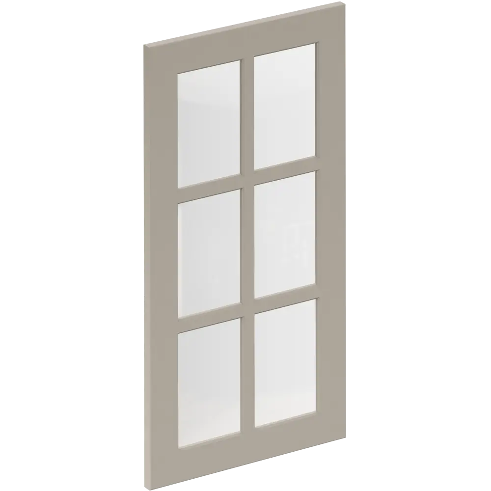 Фото 2 Фасад-витрина кухонного шкафа Ньюпорт 39.7x76.5 см Delinia ID МДФ цвет топо Фото 2 Фасад-витрина кухонного шкафа Ньюпорт 39.7x76.5 см Delinia ID МДФ цвет топо