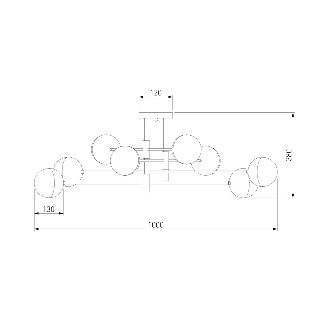 Фото 7 Люстра потолочная умная лофт Eurosvet 70129/8 латунь Фото 7 Люстра потолочная умная лофт Eurosvet 70129/8 латунь