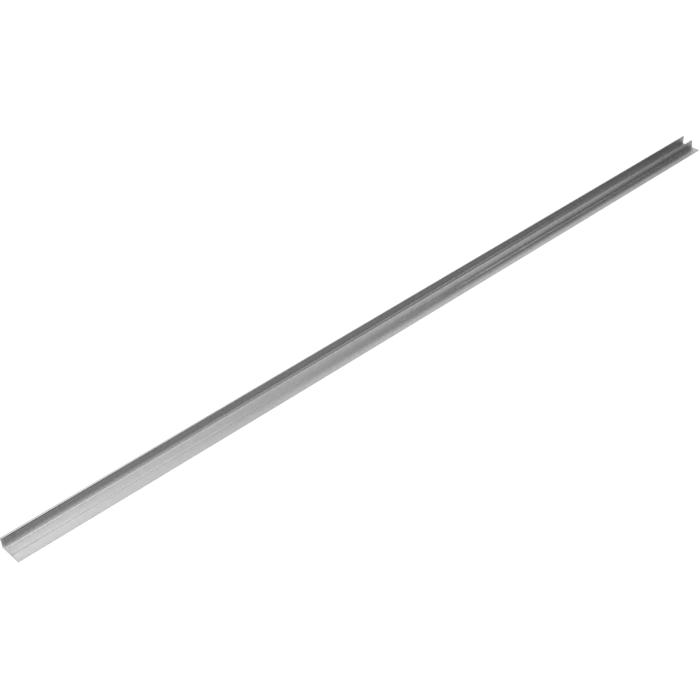 Фото 2 Планка угловая F-образная 60x1.5 см для стеновой панели 6 мм цвет алюминий Фото 2 Планка угловая F-образная 60x1.5 см для стеновой панели 6 мм цвет алюминий