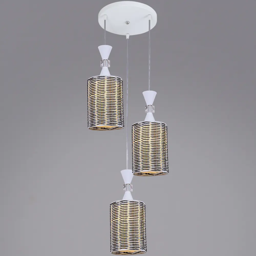 Фото 3 Светильник подвесной Reluce 03126-0.9-03 3 лампы 6 м² цвет белый