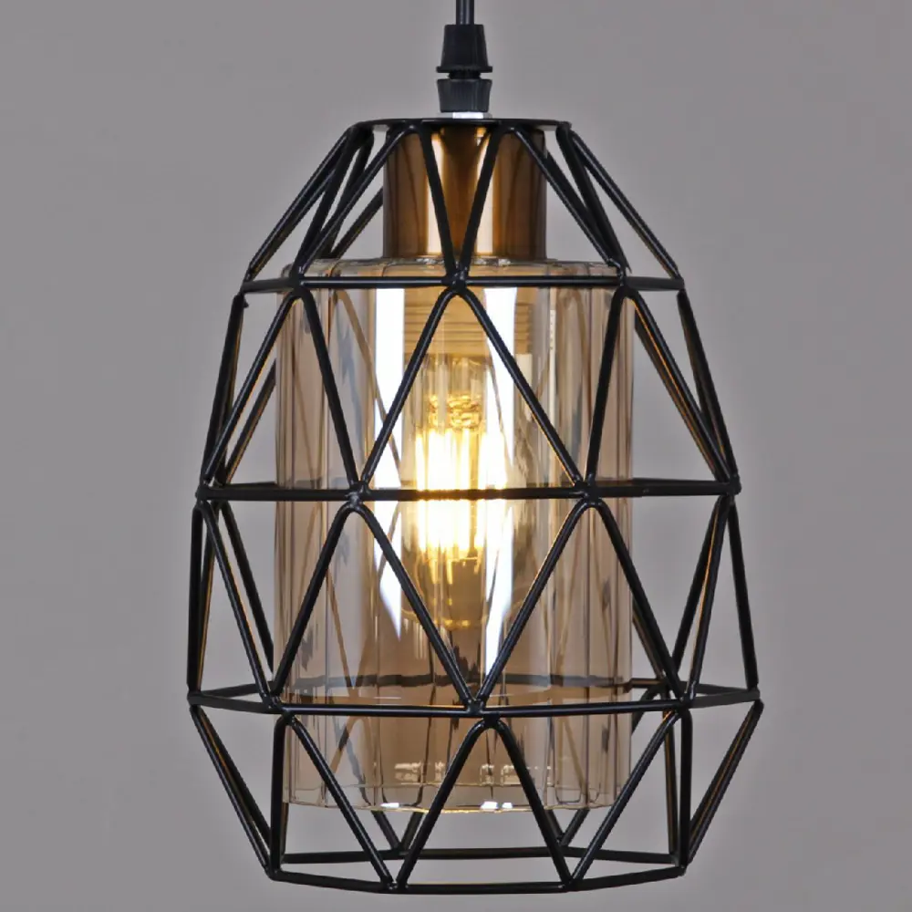 Фото 5 Светильник подвесной Reluce 03342-0.9-01 bk 1 лампа 6 м² цвет желтый Фото 5 Светильник подвесной Reluce 03342-0.9-01 bk 1 лампа 6 м² цвет желтый