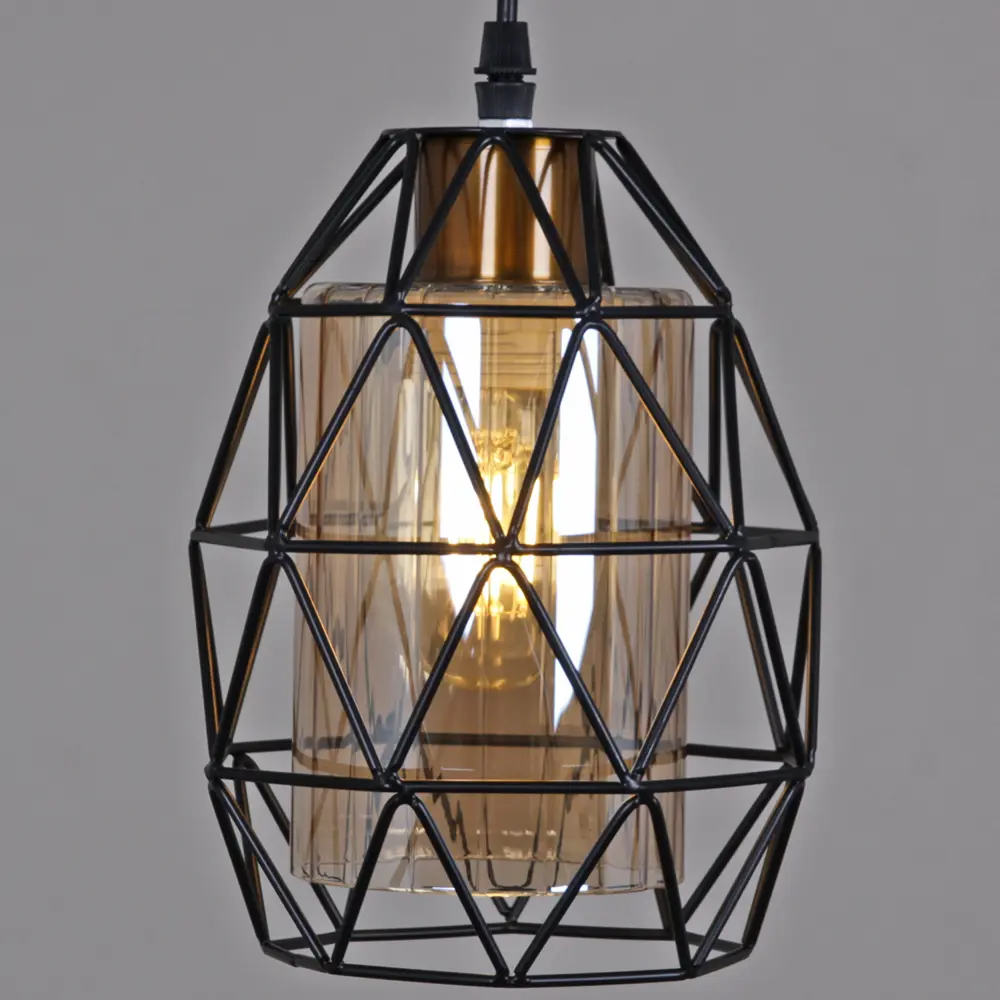 Фото 8 Светильник подвесной Reluce 03342-0.9-01 bk 1 лампа 6 м² цвет желтый Фото 8 Светильник подвесной Reluce 03342-0.9-01 bk 1 лампа 6 м² цвет желтый