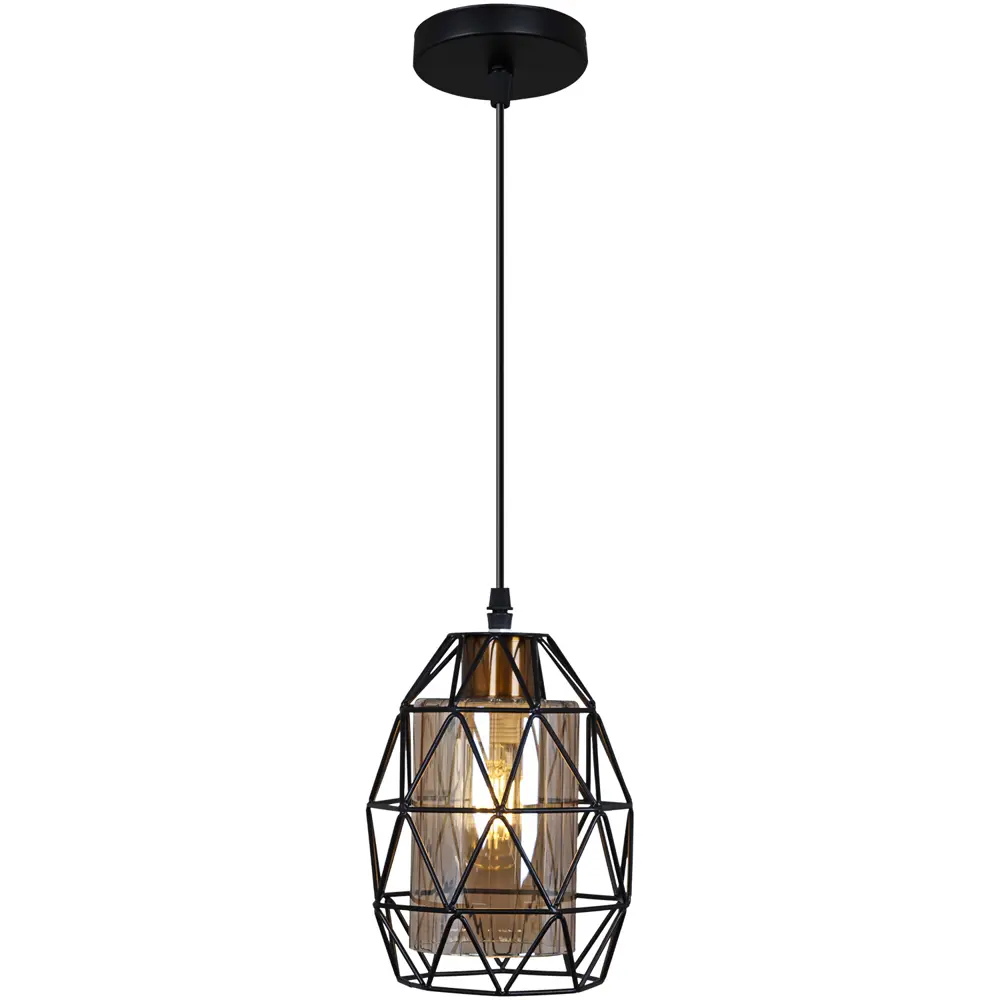 Фото 2 Светильник подвесной Reluce 03342-0.9-01 bk 1 лампа 6 м² цвет желтый Фото 2 Светильник подвесной Reluce 03342-0.9-01 bk 1 лампа 6 м² цвет желтый