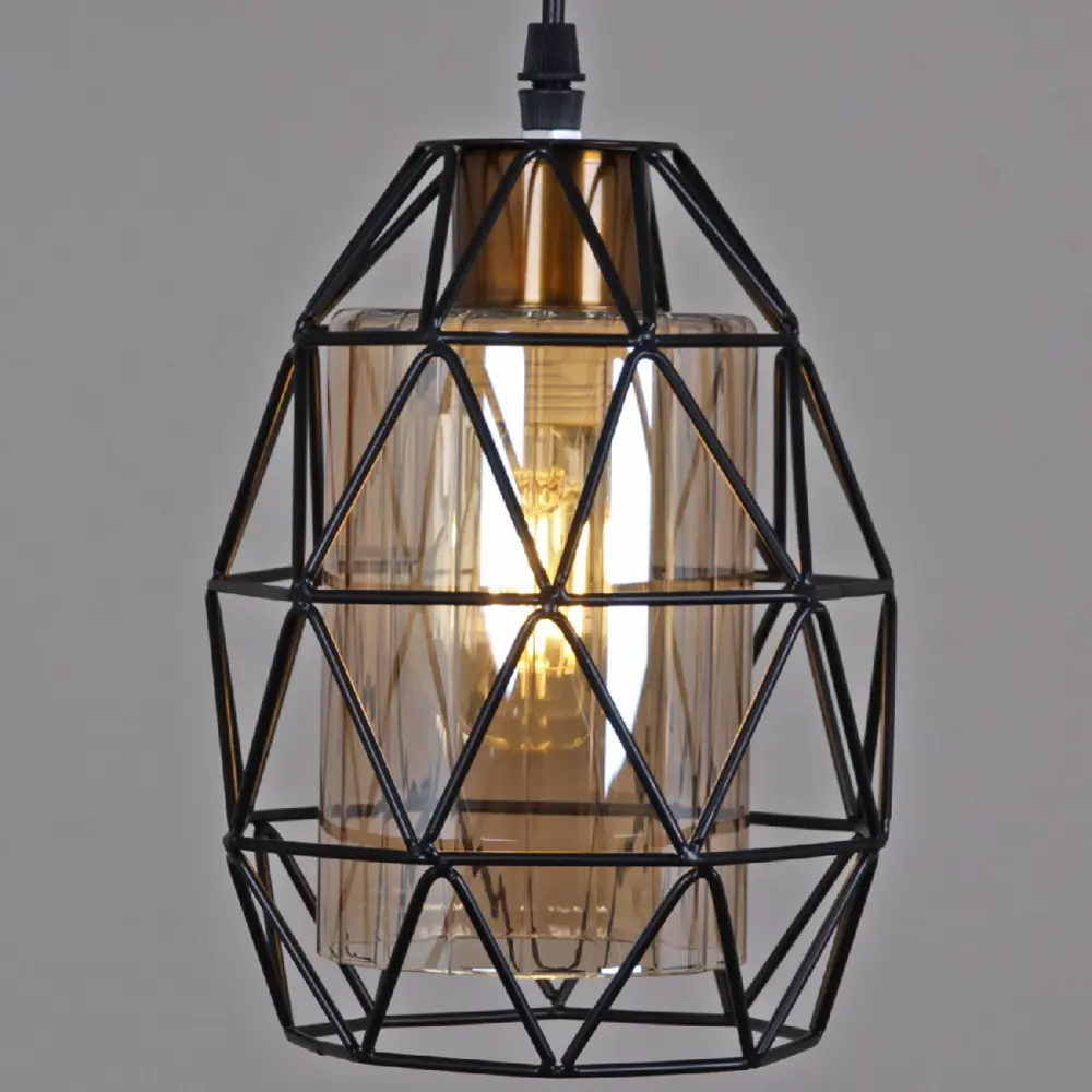 Фото 7 Светильник подвесной Reluce 03342-0.9-01 bk 1 лампа 6 м² цвет желтый Фото 7 Светильник подвесной Reluce 03342-0.9-01 bk 1 лампа 6 м² цвет желтый